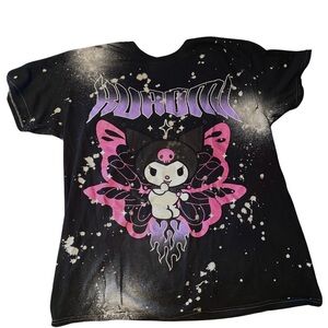 Kuromi Black and Pink T-Shirt